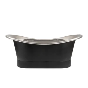 Home - Copper Bathtub In Vietnam 13 Bồn tắm bằng đồng Arnold - size 168x78x66cm, 49 kg, Thuyền, cắt chữ V, đế thẳng, Niken, bên ngoài mờ