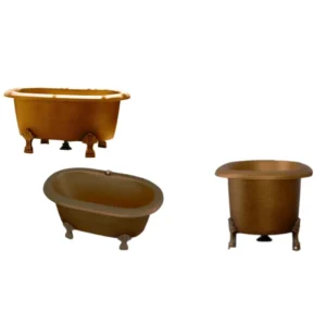 Home - Copper Bathtub In Vietnam 10 Bồn tắm đồng Athanasios - size 81x45x35cm, Size trẻ em, Đầu thẳng, cắt thẳng, chân vuốt