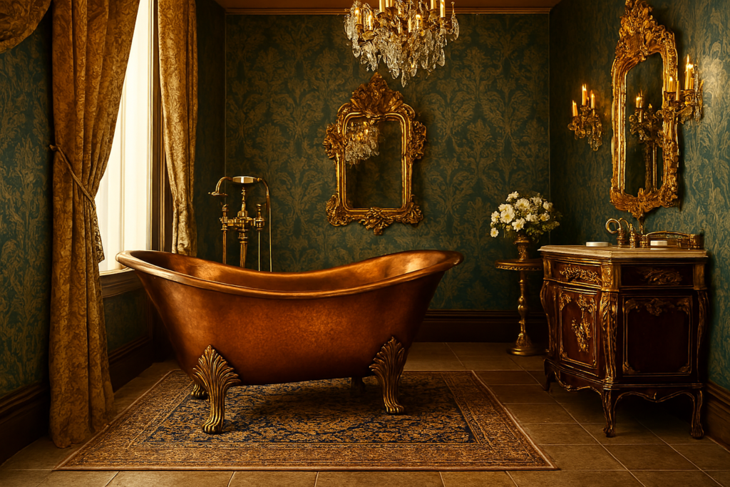 Phòng Tắm Vintage: Tái Hiện Nét Quyến Rũ Vượt Thời Gian Với Bồn Tắm Chân Rồng Bon Tam Chan Rong Bang Dong