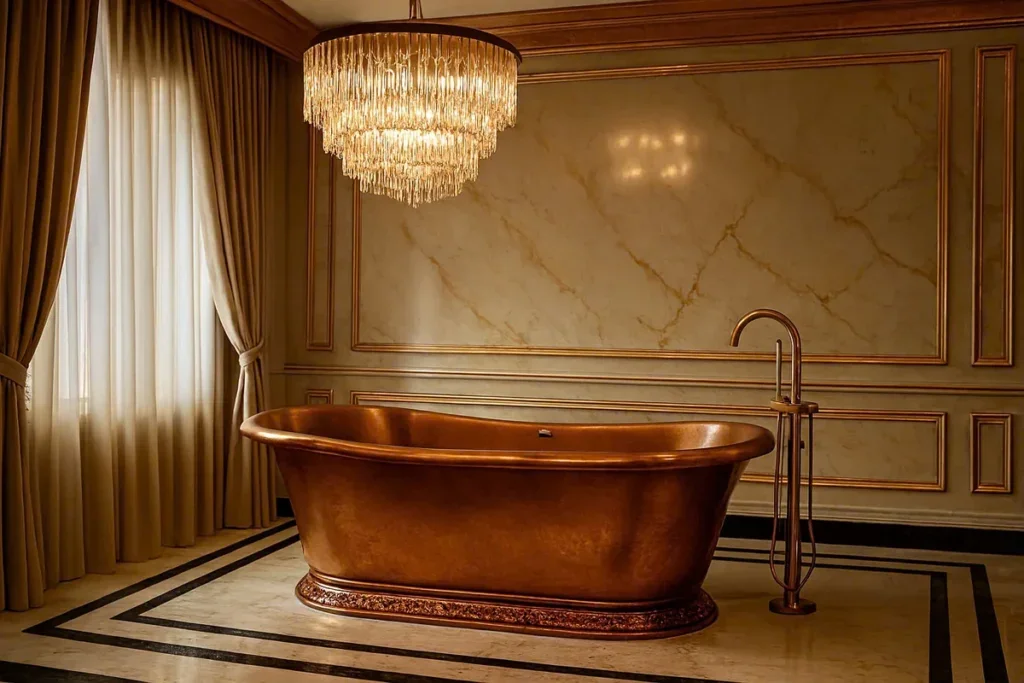 Bồn tắm thiết kế thời hiện đại