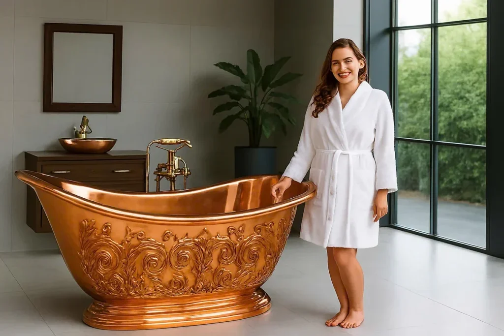 Liệu Pháp Ngâm Mình Trong Bồn Tắm Đồng: Tái Tạo Năng Lượng & Chữa Lành Từ Sâu Bên Trong 30 Liệu Pháp Ngâm Mình Trong Bồn Tắm Đồng Tái Tạo Năng Lượng và Chữa Lành Từ Sâu Bên Trong