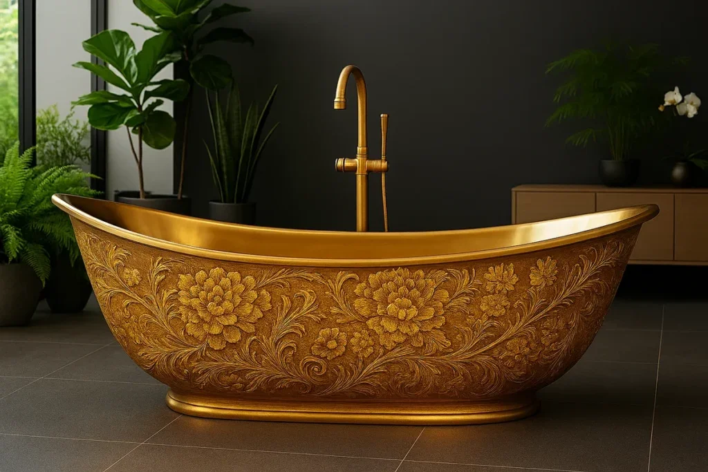 Quy trình sản xuất bồn tắm đồng thủ công