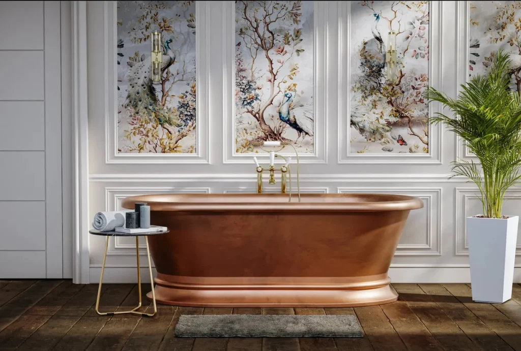 bồn tắm bằng đồng cao cấp