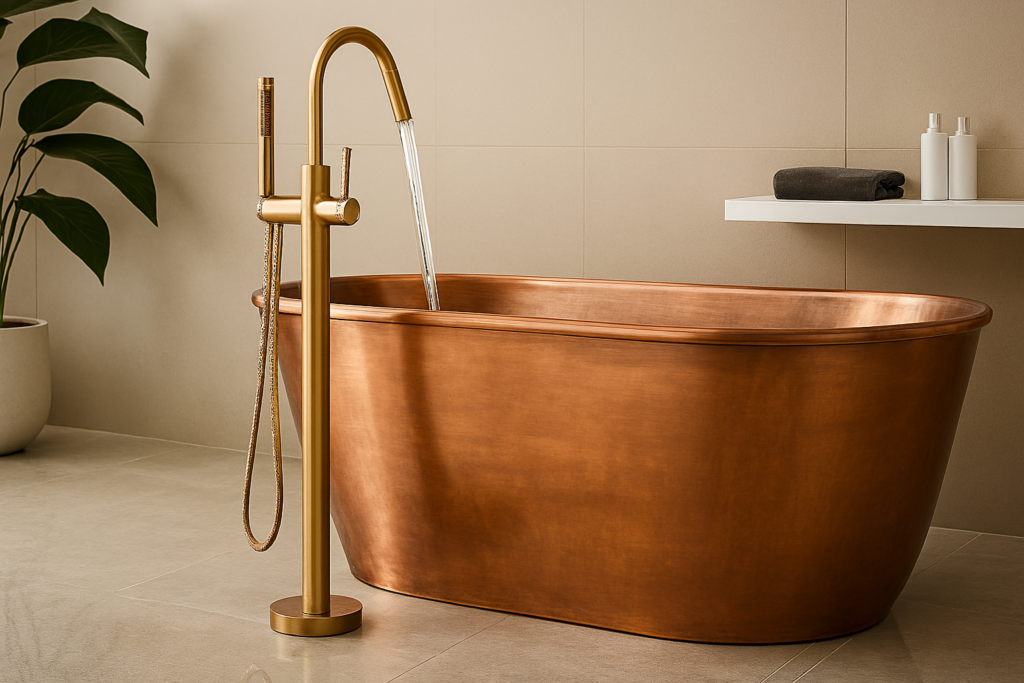 Cẩm Nang Chọn Vòi Sen Cho Bồn Tắm Đồng: Hoàn Thiện Vẻ Đẹp Đẳng Cấp lua chon voi sen cho bon tam dong va cac phu kien phong tam di kem