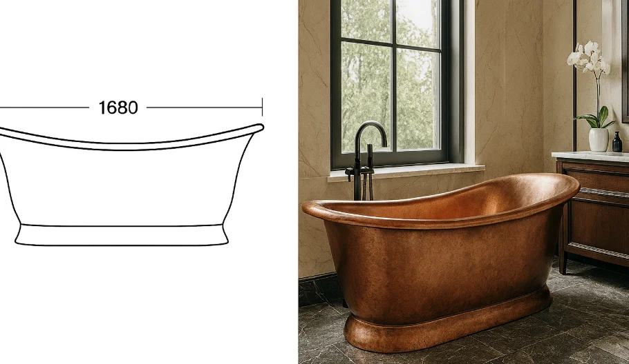 Kích thước bồn tắm nằm chuẩn nhất 2025: Cách chọn Size cho mọi không gian 8 Kích thước bồn tắm nằm chuẩn nhất 2025: Cách chọn Size cho mọi không gian Ban ve thiet ke bon tam dong size 1m68 thuc hien rieng cho khach hang tai biet thu Ecopark