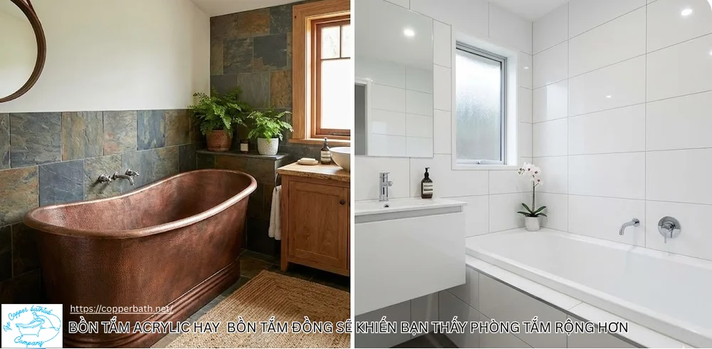 Cách Xử Lý Phòng Tắm Nhỏ 3m2 Vẫn Có Bồn Tắm Cực Chill. Gợi ý 10 phong cách phòng tắm nhỏ xu hướng 3 Cách Xử Lý Phòng Tắm Nhỏ 3m2 Vẫn Có Bồn Tắm Cực Chill. Gợi ý 10 phong cách phòng tắm nhỏ xu hướng Bon tam Acrylic hay bon tam dong se khien ban thay phong tam rong hon