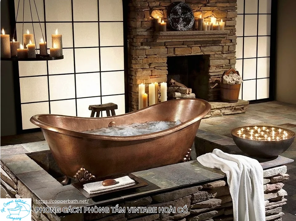 10 Mẫu Phòng Tắm Tân Cổ Điển Đẹp Hút Hồn 9 10 Mẫu Phòng Tắm Tân Cổ Điển Đẹp Hút Hồn Phong cach phong tam Vintage hoai co