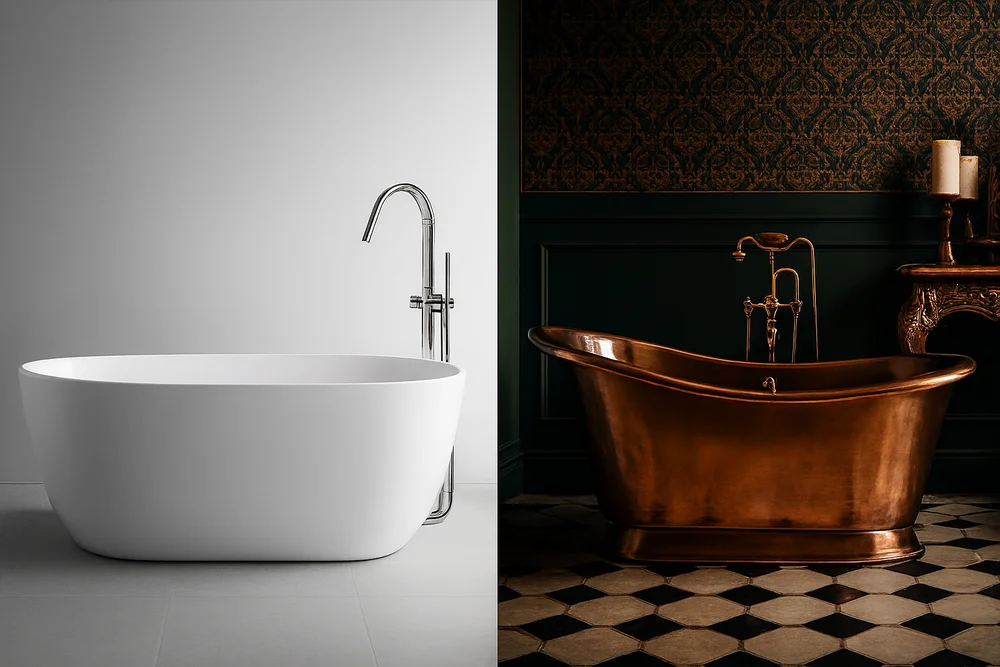 Top 7 Thương Hiệu Bồn Tắm Cao Cấp Nhập Khẩu Đáng Mua Nhất Tại Việt Nam 15 So sánh các mẫu bồn tắm cao cấp nhập khẩu và bồn tắm đồng thủ công nghệ thuật