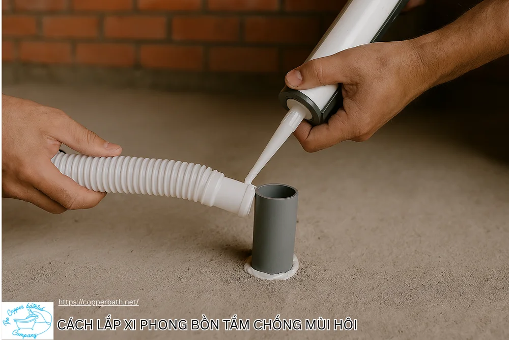 Thi Công Đường Nước Cho Bồn Tắm Đặt Sàn: Hướng Dẫn Kỹ Thuật Chi Tiết cach lap xi phong bon tam chong mui hoi