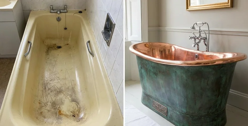 Bồn Tắm Acrylic Là Gì? Có Nên Nâng Cấp Từ Acrylic Lên Đồng Không? so sanh do ben bon tam nhua va bon tam dong